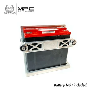 MPC Billet Hold Down Tray | Battery Box for PC680 Odyssey Battery [Silver] [USA] - Picture 1 of 3