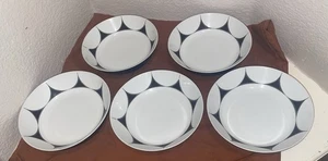 Rare Vintage Mikasa Pivotal Ben Seibel Thistle 5035 Set Of 5 Bowls - Picture 1 of 9