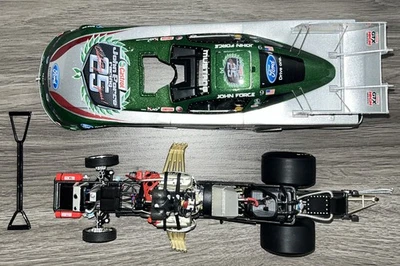 2010 John Force 1/24 Castrol GTX 25th Anniversary Mustang Funny Car Mint In Box - Image 1 of 4