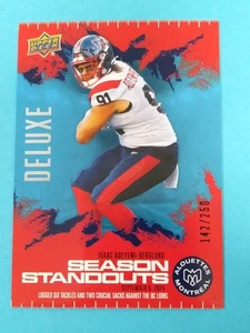 2025 Upper Deck CFL SP Game Used - DREW DESJARLAIS Patch GOLD #CFL-DD 64/75 - Bild 1 von 2