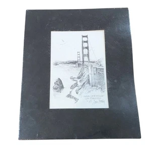 Don Davey Prints San Francisco Golden Gate Bridge signiert 70er - Bild 1 von 7