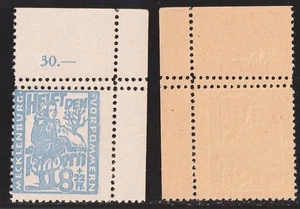 SBZ Mecklenburg Vorpommern / 27a ** Doppelzähnung / 20,-- M€ - Bild 1 von 1