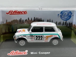 Schuco Mini Cooper 1:72 (white/car number 222) boxed - Picture 1 of 11