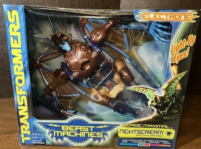 ТРАНСФОРМЕРЫ Beast Machines Электронный НОЧНОЙ КРЕМ Kenner 2000 Новый в коробке Максимальный - Изображение 1 из 4