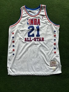 Mitchell & Ness Hardwood Classics Dominque Wilkins All Star Jersey Size 56 XXL - Picture 1 of 8