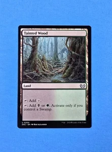 1x Tainted Wood Commander Duskmourn House Of Horror 2024 DSC Mtg Card Land 305 - Picture 1 of 2