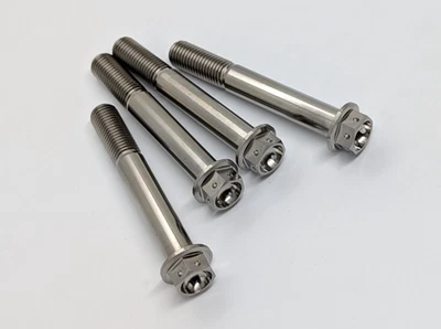 Kawasaki ZX10RR Titanium drilled front brake caliper kit Ti 17 on race spec - Image 1 of 4