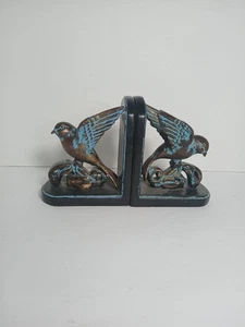 Vintage Sterling Industries 91-4747 Chastain Buchstützen Vögel Bücher Lesen Tiere  - Bild 1 von 12