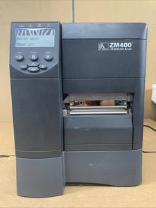 Zebra ZM400 Thermotransfer Barcode Etikett Industrie Drucker WLAN LAN USB - Bild 1 von 6