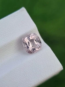 Cojín de zafiro rosa claro corte natural sin calefacción sin tratar suelto Afganistán - Imagen 1 de 4