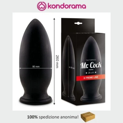 NMC Mr. Cock anal plug stimolatore anale XXL extra large gigante 26 cm diametro 9 cm