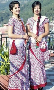 Nepali Traditional  Chetrri Bahun Dress - Picture 1 of 1