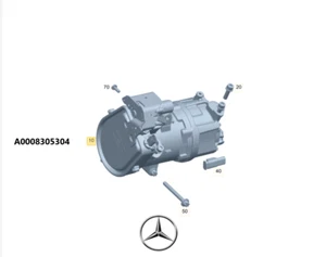 Original MECEDES-BENZ A0008305304 Kompressor, Klimaanlage C206 W214 X254 W223 - Bild 1 von 7