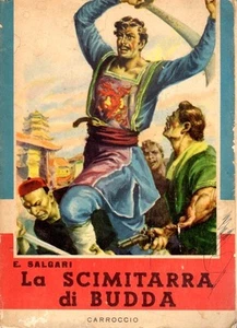LA SCIMITARRA DI BUDDA EMILIO SALGARI VITOLI 1961 CARROCCIO (QA759) - Foto 1 di 1
