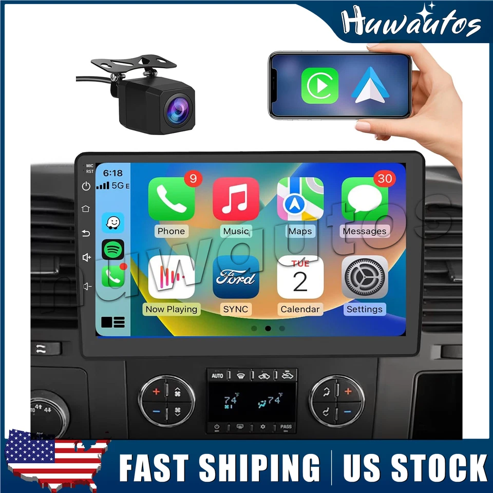 10.1" Car Radio Stereo For GMC Savana 2008-2019 Android 13 Carplay GPS Navi Foto 1 de 4