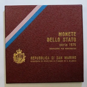 SAN MARINO DIVISIONALE 1975 FDC  - Picture 1 of 2