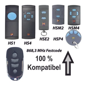 Handsender bis 4 Kanal 868,3 MHz. Ersatz für Hörmann HS1 HS2 HSM2 HSZ1 HSZ2 FIT2 - Bild 1 von 2