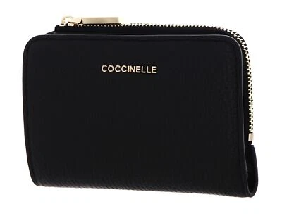 COCCINELLE Wallet Grained Leather Noir - Photo 1/4