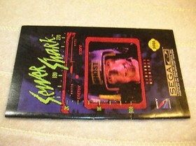 sega cd black sewer shark, manual only