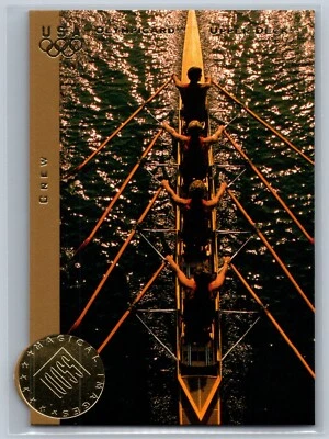 Tarjeta Olímpica Crew Rowing #M13 1996 UD Upper Deck Campeones de Oro de Estados Unidos Foto 1 de 2