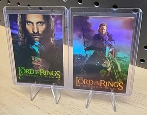 THE LORD OF THE RINGS RETURN OF THE KING Topps 2003 Complete BONUS Card Set (2) - Imagen 1 de 2