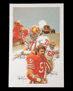 Cliff Spohn 1982 Paint Print Art-49ers Taco Bell Dr. Pepper The Unsung Ones - Bild 1 von 3