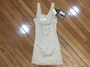 Body nuovo con etichette Sears Slim Shape Firm Control Torsette slip midriff nudo taglia M (C10-2) - Foto 1 di 5