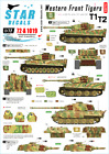 Star Decals 72-A1019 , Western Front Tigers # 1., 1/72