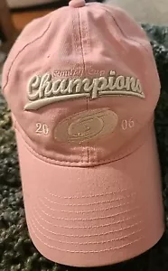 Carolina Hurricanes Hockey Stanley Cup 2006 Champions Adjustable Hat Pink - Picture 1 of 7