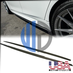 Faldones laterales de carbono reales para BMW F30 M 2012 2013 2014 2015 2016 2017 2018 BMW F30 M Sport - Imagen 1 de 6