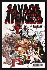 Savage Avengers #1 Andrews variante 1:50 casi nuevo - Imagen 1 de 2