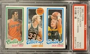 LARRY BIRD Rookie “1980 Topps” RC (PSA MINT 9) - Picture 1 of 4