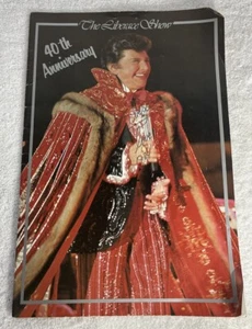 Liberace 40th Anniversary Show Program Signed 1984 Brunson Bros - Picture 1 of 10