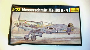 KIT HELLER ANCIEN MESSERSCHMITT Me 109 k-4 1/72è BOITE NOIRE COMPLÈTE 70/80 - Imagen 1 de 4