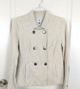 Cabi Womens Gray Rayon Blend Motorcycle Blazer Jacket Size S - Picture 1 of 10