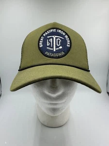 Patagonia Great Pacific Iron Works Parche Gorra Snapback Malla Verde Exterior - Imagen 1 de 6