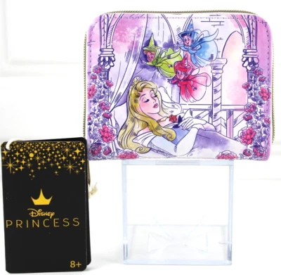 Mini Cartera Loungefly Disney Princesa Bella Durmiente Cremallera Buenas Hadas 2024 Foto 1 de 4