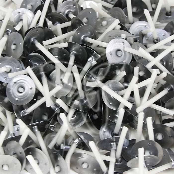 TEELICHTDOCHT mit Fuß GEWACHST Kerzen Wachs Teelicht Docht Votivglas Gießform - Bild 1 von 1