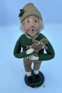 Byers Choice Retirado 1993 Niño con Galleta de Jengibre - Imagen 1 de 4