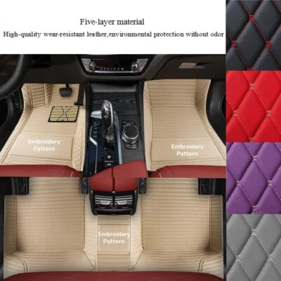 For Audi A6 Car Floor Mats Luxury Waterproof Liners Carpets Cargo Custom Leather - Image 1 of 4