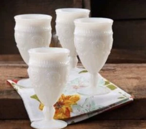 Neu Pioneer Woman 4 weiße Adeline Kelche 12 Unzen - Bild 1 von 2