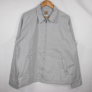 Carhartt Modular Harrington Jacke Herren XL Grau Taschen Full Zip Canvas J82CLD - Bild 1 von 13