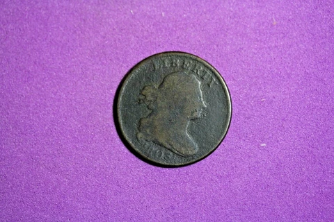 ESTATE FIND 1803 Draped Bust Half Cent!! #K2389 Cover