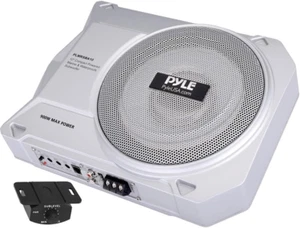 10-Inch Low-Profile Amplified Subwoofer System - 900 Watt Compact Enclosed Activ - Picture 1 of 7