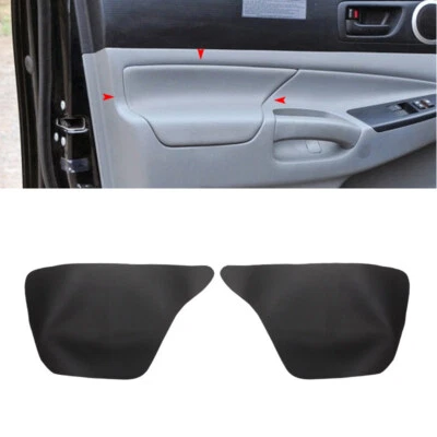 For Toyota Tacoma 2005-2015 2Pcs Door Panels Armrest Repalce Leather Cover BLACK - Imagem 1 de 4