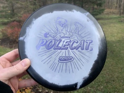 NEW Innova Halo Star Polecat First Run PFN 173-5G Black Disc Golf Putter Rare - Image 1 of 3