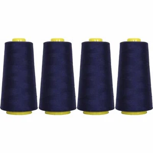 4 BIG CONES SERGER OVERLOCK THREAD SEWING THREADART - 50 COLORS - 2750 YD CONES - Picture 1 of 63