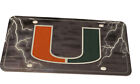 University Of Miami Car Vanity License Plate