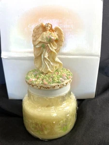 AVON Angel Luminous Treasures Candle Jar and Topper Spiritual - NEW Religious - Picture 1 of 11