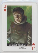 2007 Cartamundi Star Wars Playing Cards Rebel Alliance General Rieekan #JH 0w6